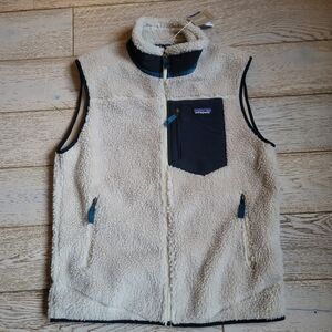 Patagonia Men's Classic Retro-X® Sherpa Fleece Vest NWT Natural